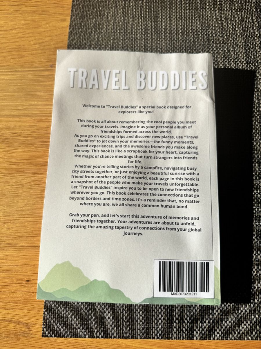 Libri: Reise-Freundebuch "Travel Buddies" – Nuovo (secondo la descrizione) da Bremgarten AG venduto da val_ch 1