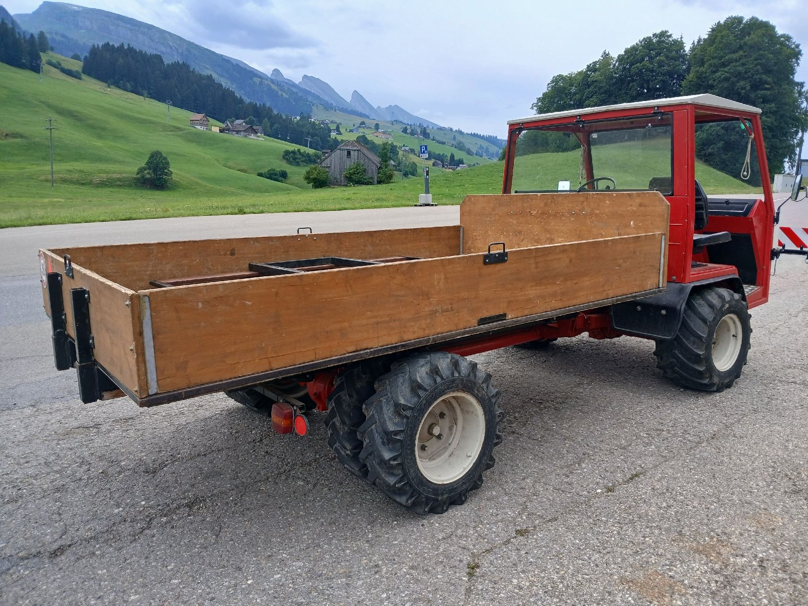 Aebi Autoribaltabili: Holzbrücke zu Aebi Transporter  – Usato da Wildhaus venduto da tad_7vbl