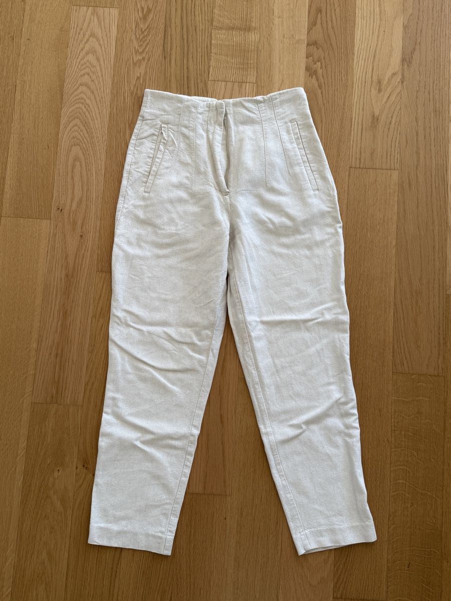Zara Hosen: ZARA Leinenhose Gr. S Sommerhose light beige – Gebraucht aus Ebikon von her_82yr 1