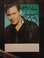 Johnny Logan -  handsignierte Autogrammkarte