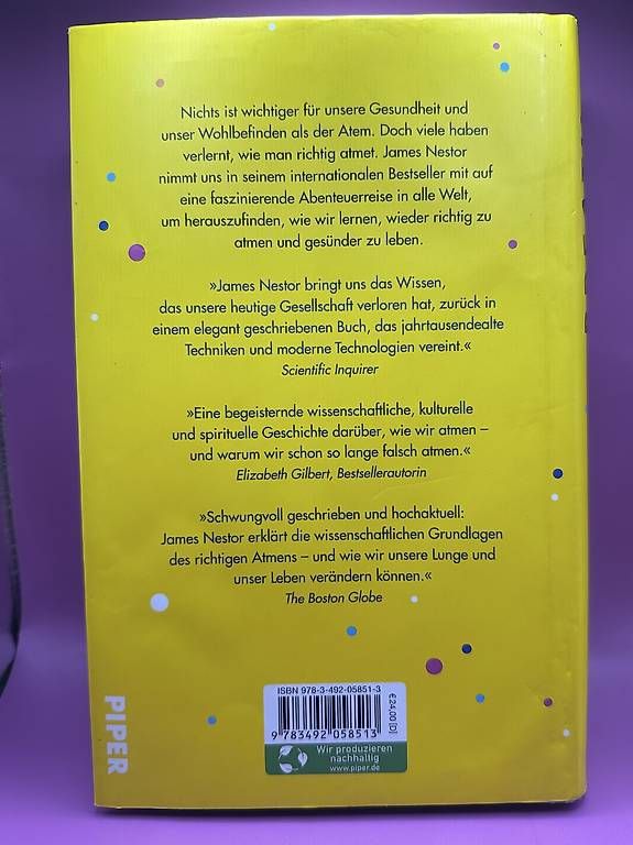 Libri: Breath / Atem - James Nestor – Usato da Olten venduto da Julia.Ramona 1
