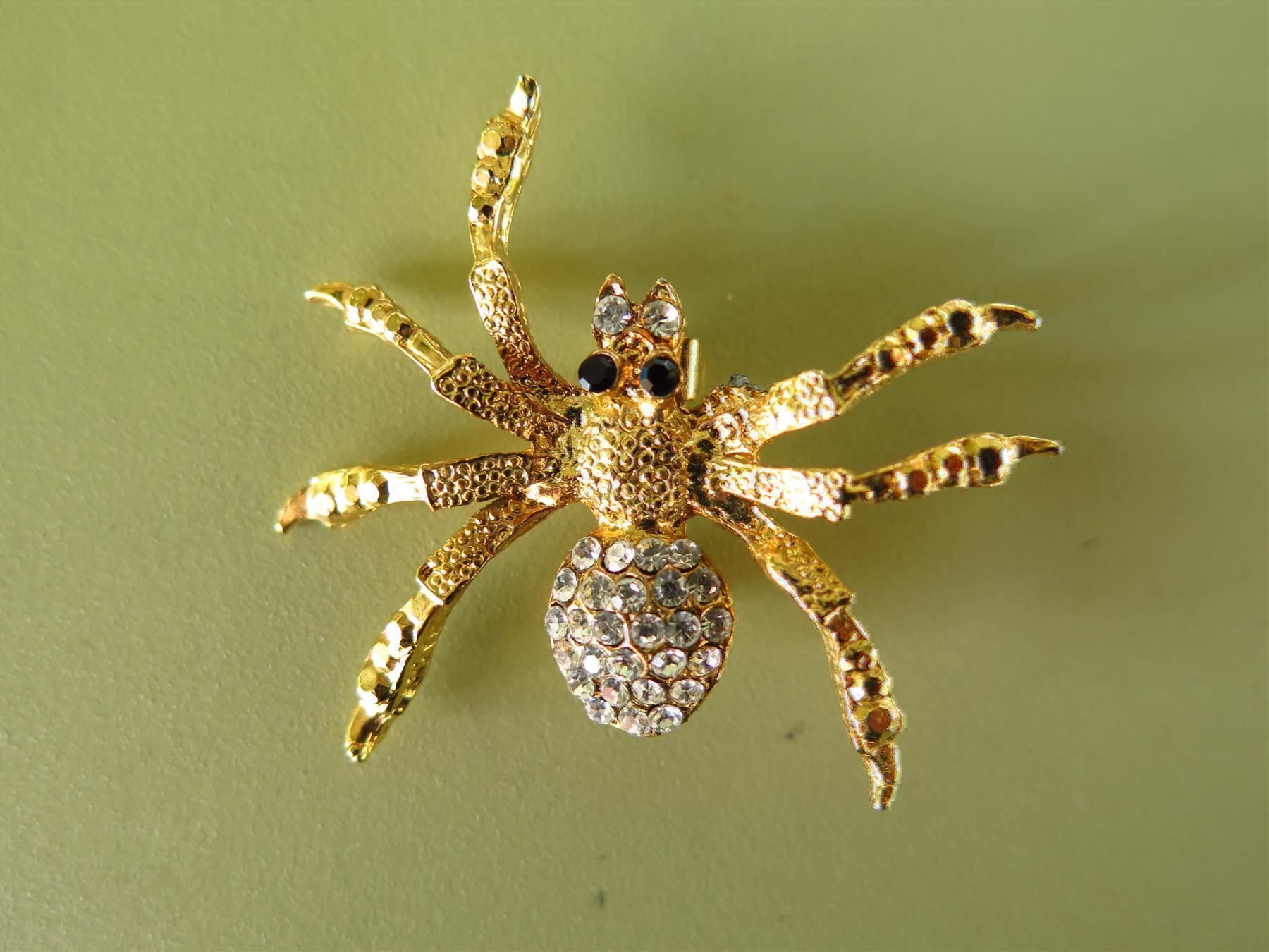 Spille & Fermagli: (22Q)  BROSCHE, Spinne mit 7 Beinen – Usato da Bern venduto da Jwpm66