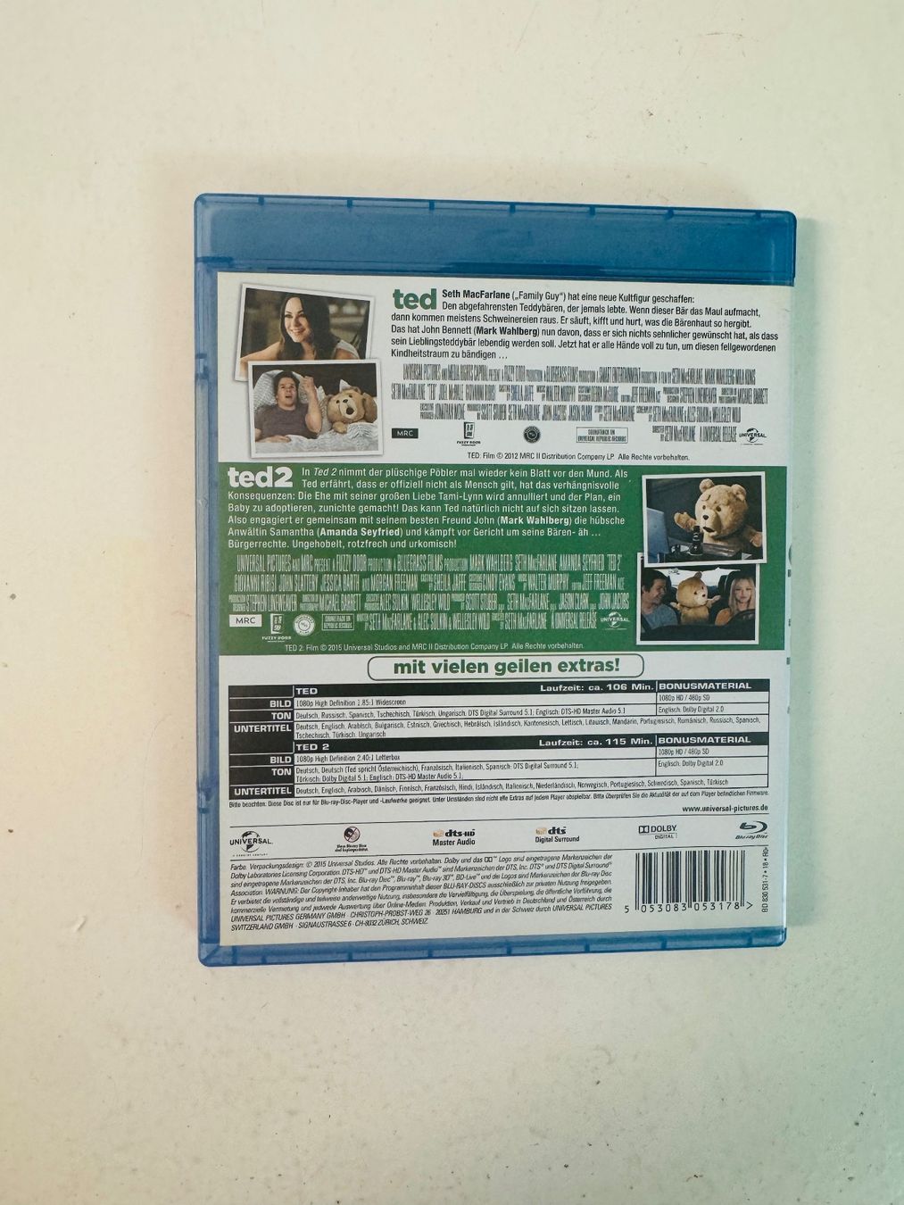 Tutti i DVDs: TED 1 UND 2. (BLU-RAY) – Usato da Basel venduto da san_2qlq 1