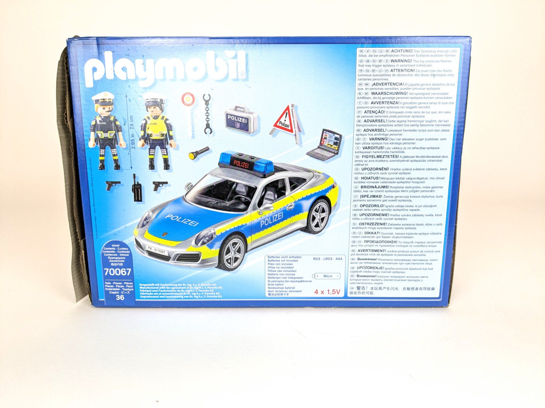 Playmobil Giocattoli: PLAYMOBIL Polizei-Porsche – Nuovo (secondo la descrizione) da Thun venduto da Restwert_Thun 2