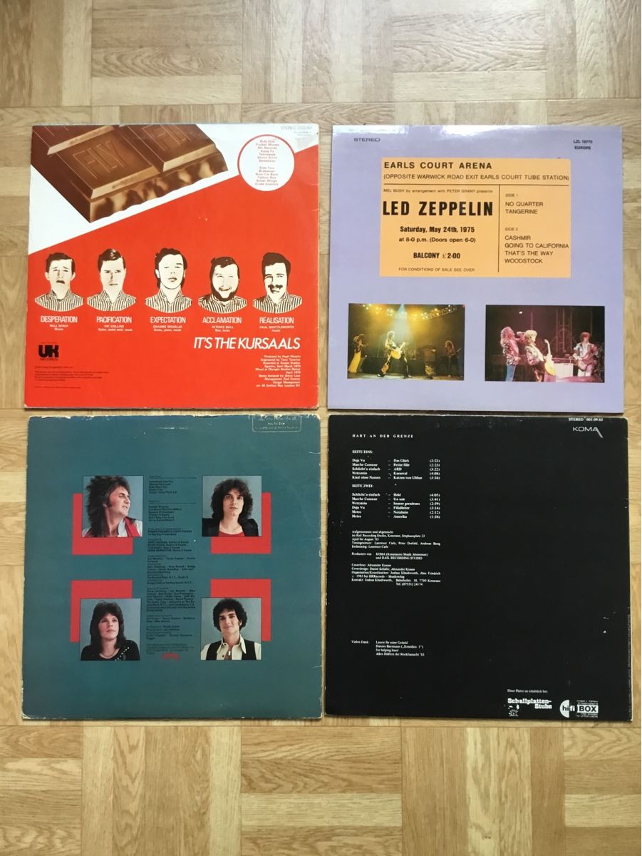 Dischi in vinile: Trigger, Koma, Led Zeppelin, Kursaal Flyers – Usato da Kreuzlingen venduto da Schuggerman 1