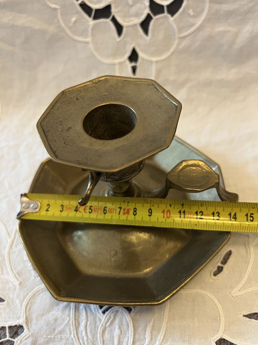 Portacandele: Messing Kerzenständer Mit Griff 500 Gram – Usato da Frenkendorf venduto da Only1 5