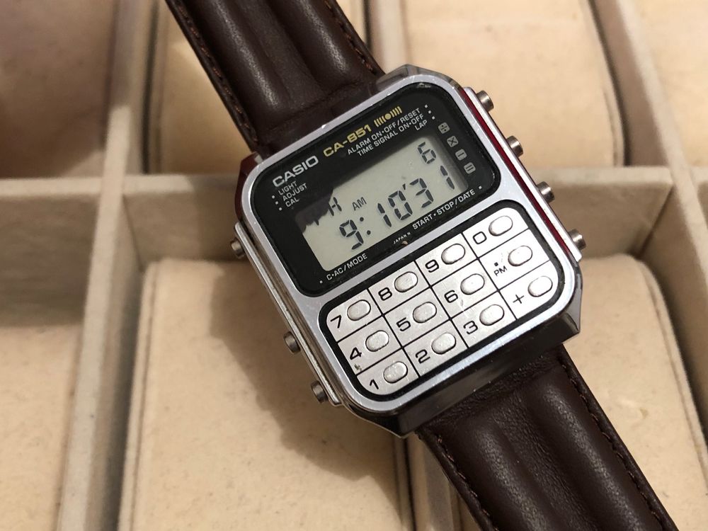 Montre casio calculatrice annee 80 hot sale