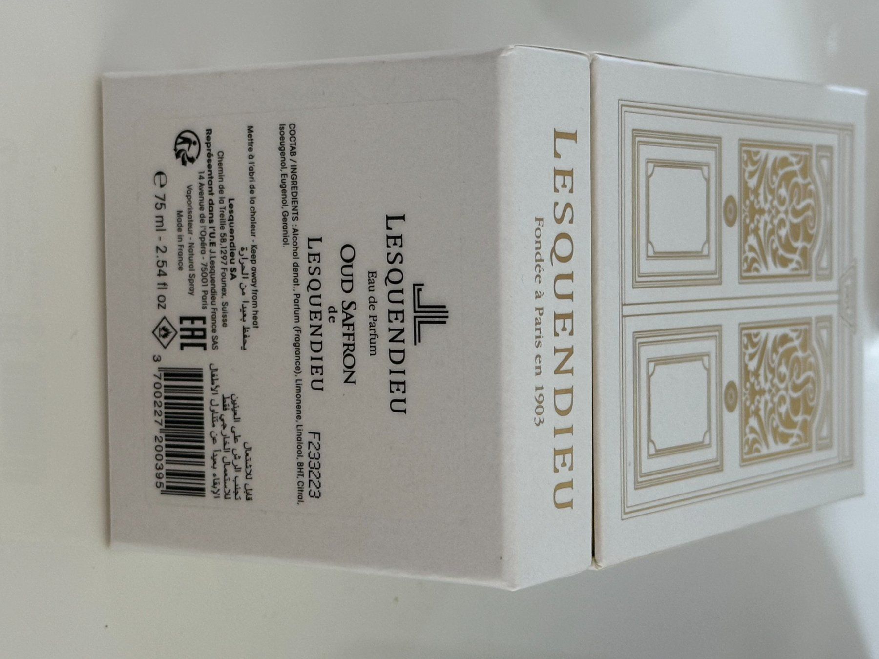 Profumi & Eau de Toilette: Lesquiendieu Oud Saffron – Nuovo e nell'imballaggio originale da Zug venduto da luk_bgz7 1