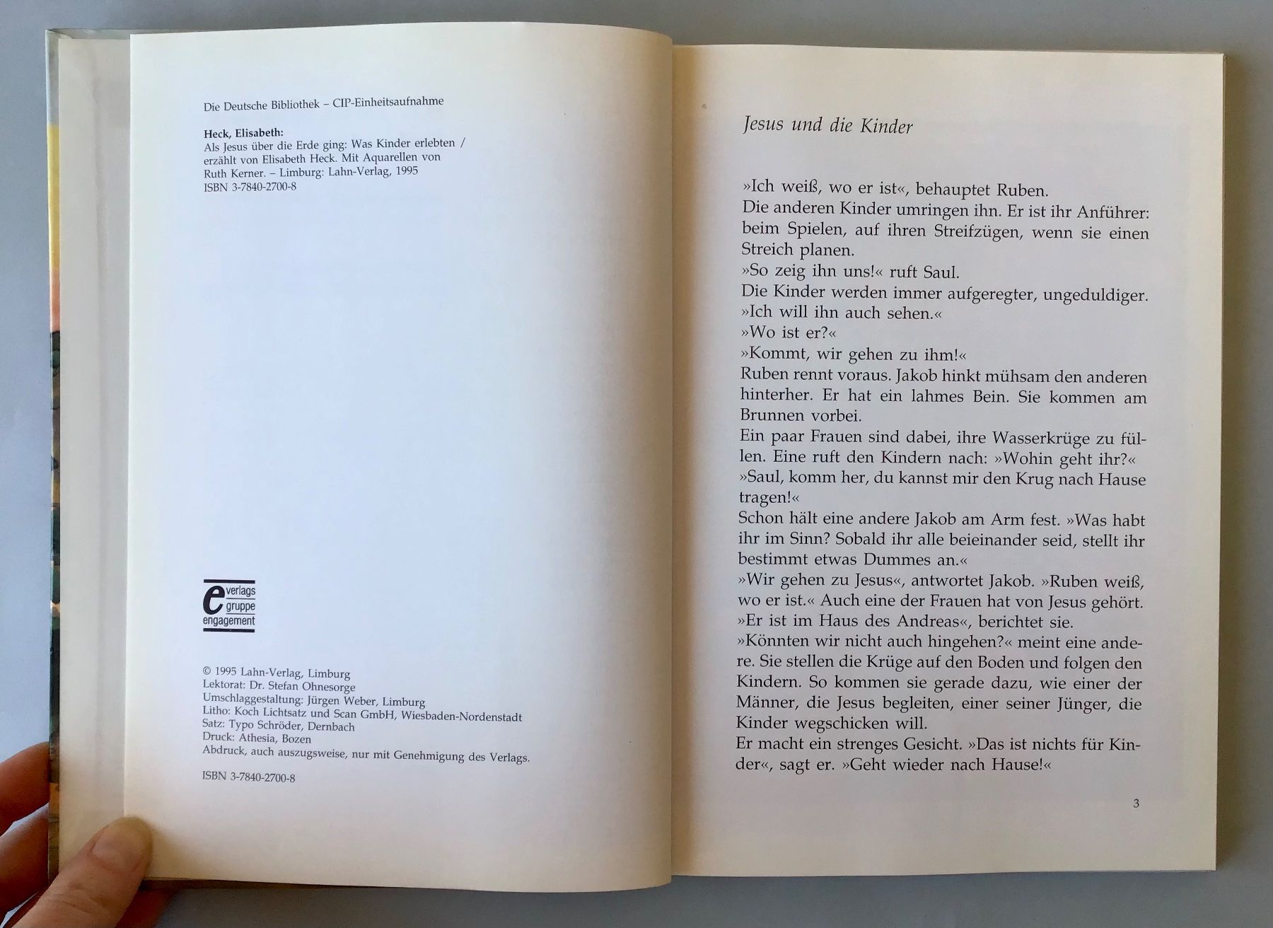 Bücher: Buch: Als Jesus über die Erde ging – Gebraucht aus Bubendorf von Alpenheidi 4