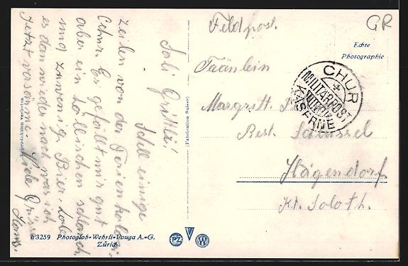 Cartes postales: Chur, Teilansicht mit Berg aus der Vogel – D'occasion à Berlin par bartko-reher 1