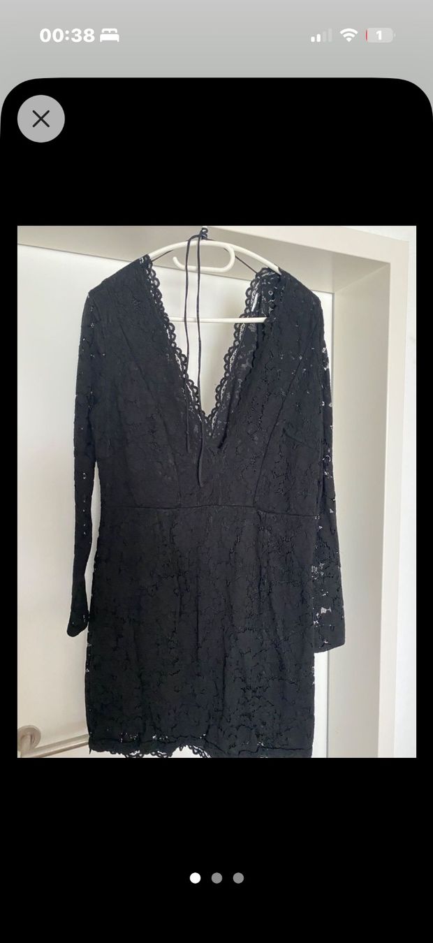 H&M Kleider: Spitzenkleid schwarz Gr. 46 – Neu (gemäss Beschreibung) aus Neirivue von naz_z28w