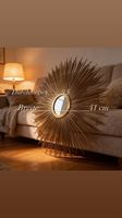 Spiegel  Sunburst aus Metal Goldfarben
