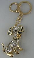 Schlüsselanhänger - HUNDLI - Glitzersteine - Neu