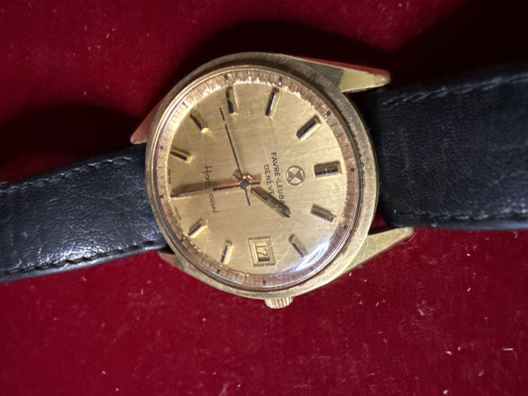 Favre Leuba Orologi: Favre Leuba Harpoon Vintage 35 mm – Difettoso da Pfeffingen venduto da Allhandelklgwatches 1