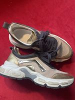 Tara Jarmon Sneaker, Gr. 37, Gold/Beige - neuwertig!