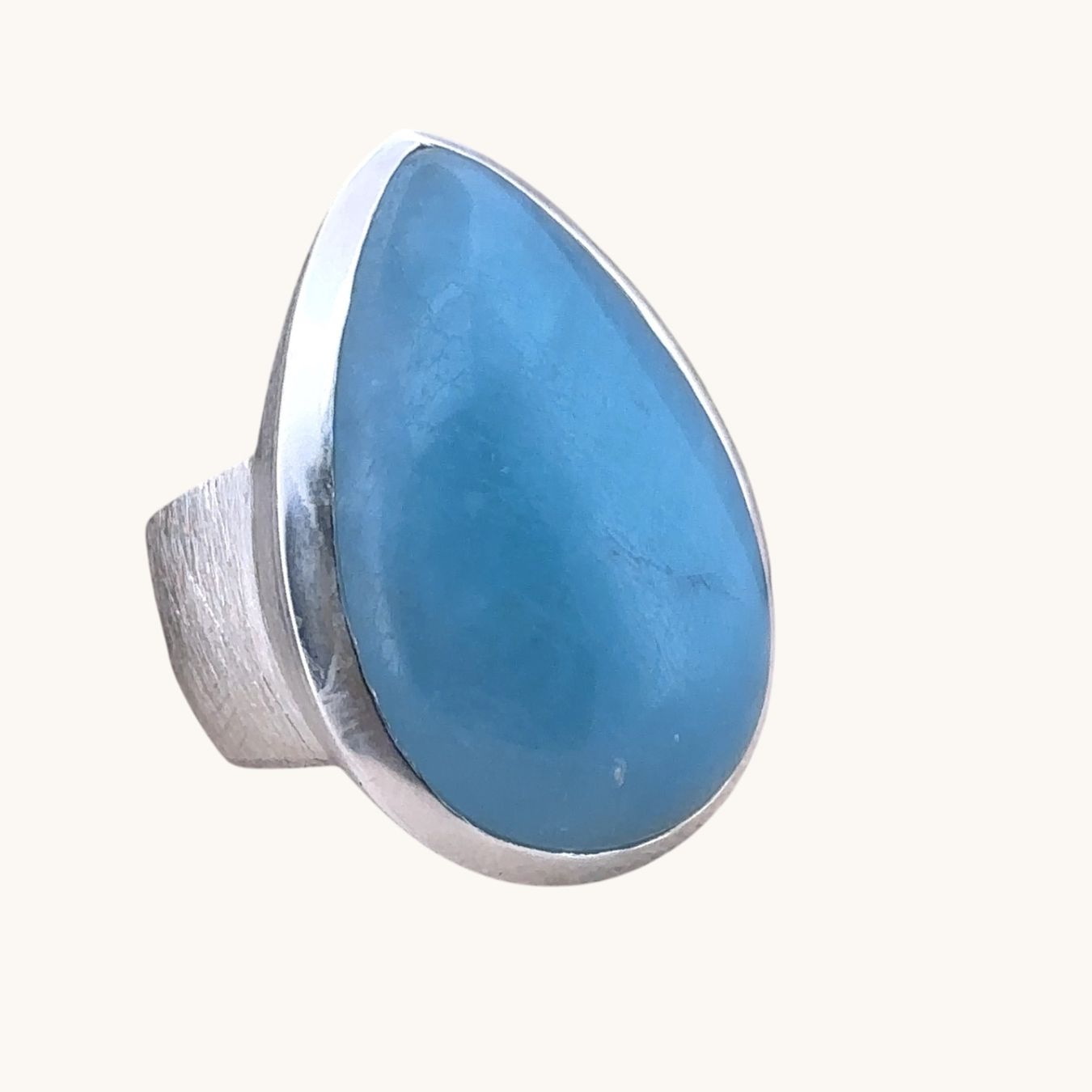 Olga Ribler Ringe: Silberring mit Aquamarin, Gr. 56 – Neu (gemäss Beschreibung) aus Luzern von MonikaS03 1