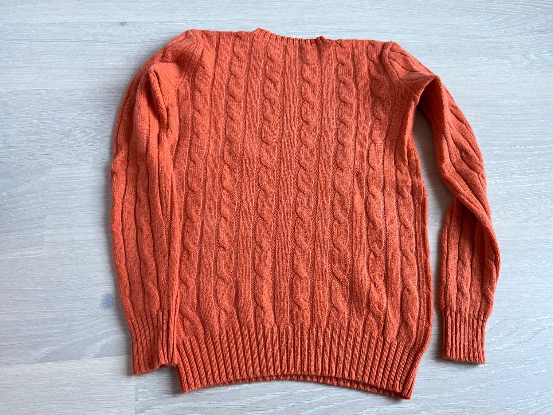 Ralph Lauren Maglioni & Felpe: Pull Ralph Lauren cachemire orange – Usato da Meinier venduto da Izabelaanna 1