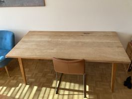 Table à manger Pandora chêne massif 180x90 cm occasion
