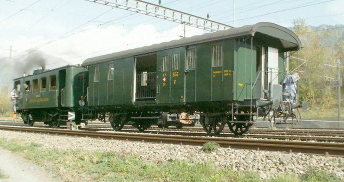 SBB/CFF/FFS Modellini di ferrovie: F-Gepäckwagen der SBB 16735 – Usato da Hofstetten ZH venduto da kroki66 4