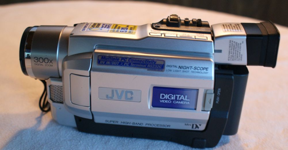 CAMÉSCOPE JVC SUPER VHS 400X zoom numérique caméra vidéo GR-SXM520 EUR