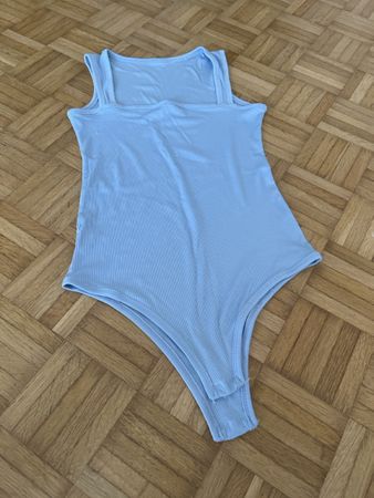 Damen Body ärmellos hellblau 