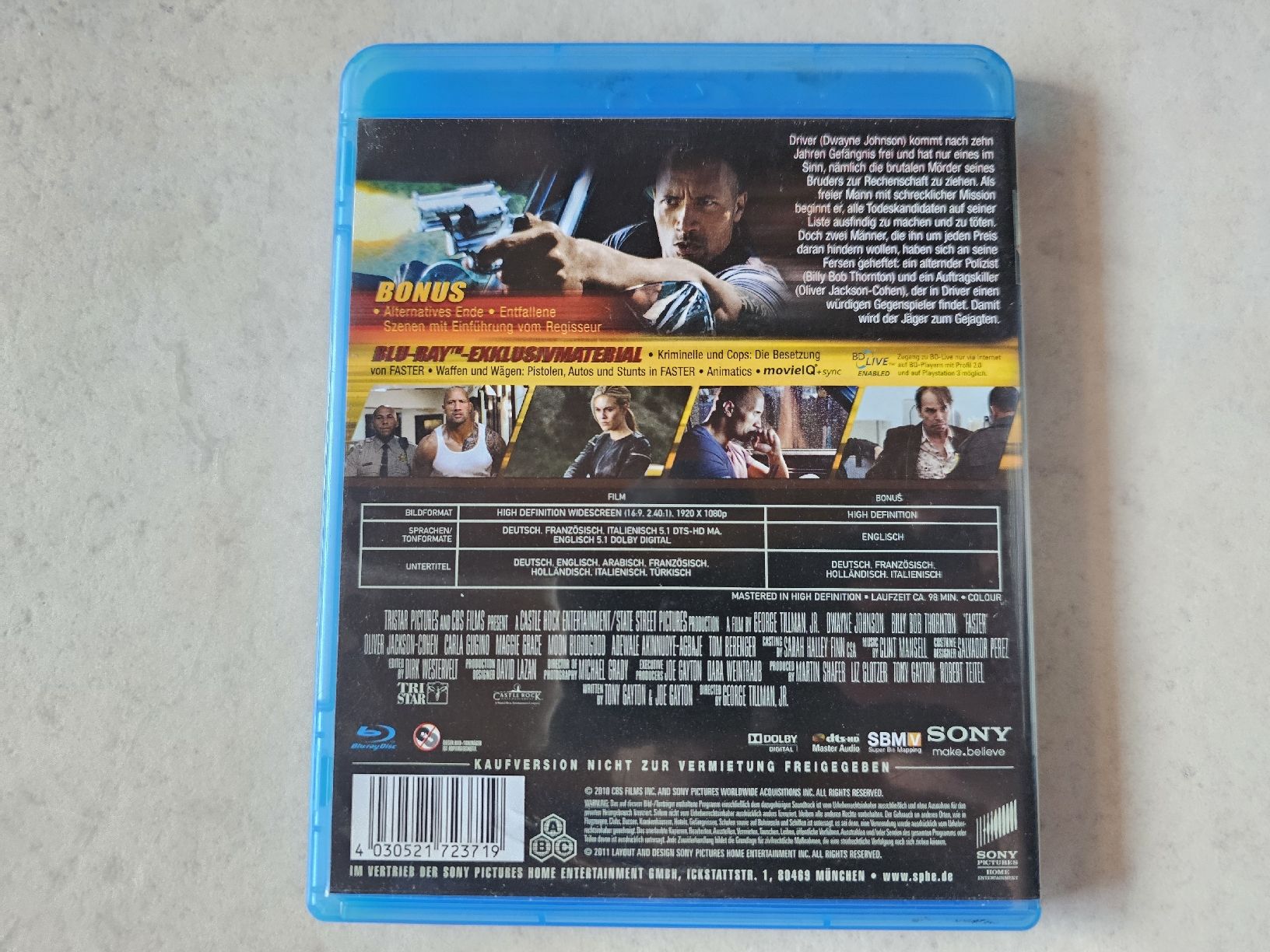 Tutti i DVDs: Faster  /  Bluray – Usato da Schneisingen venduto da backstore24 1
