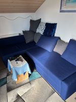 Ecksofa blau in gutem Zustand gebraucht