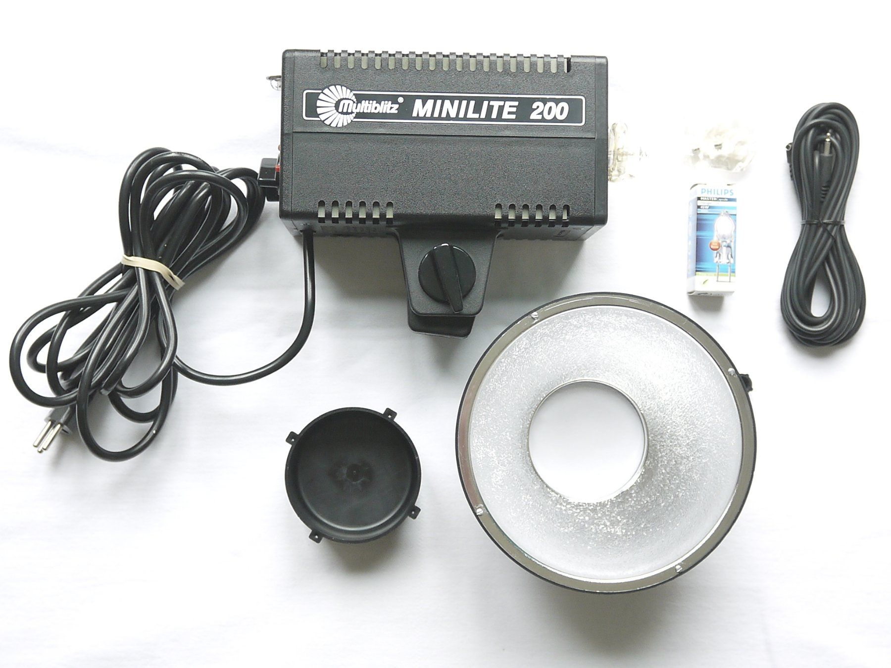 Flash: Multiblitz Minilite 200 Studioblitz / Flash Studio. Germany. – Usato da Egg b. Zürich venduto da JCB