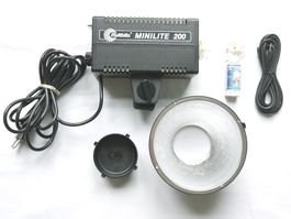 Multiblitz Minilite 200 Studioblitz / Flash Studio. Germany.