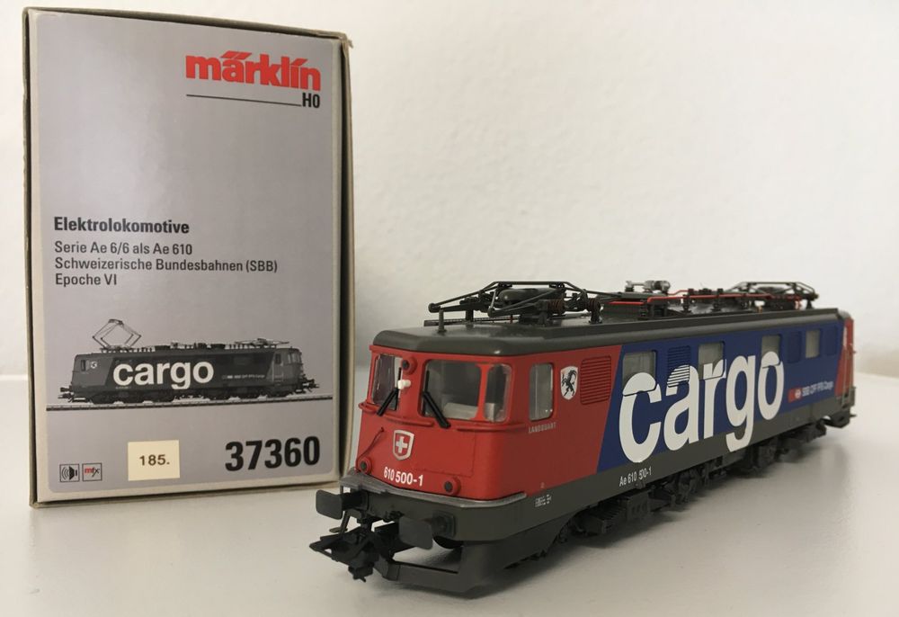 Märklin 37360 SBB Ae 6/6 Cargo Landquart TOP (Neu und originalverpackt ...