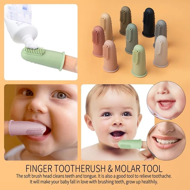 Cura dei denti: Silicon Baby Fingerzahnbürste – Nuovo e nell'imballaggio originale da Schaffhausen venduto da Denise-95 2
