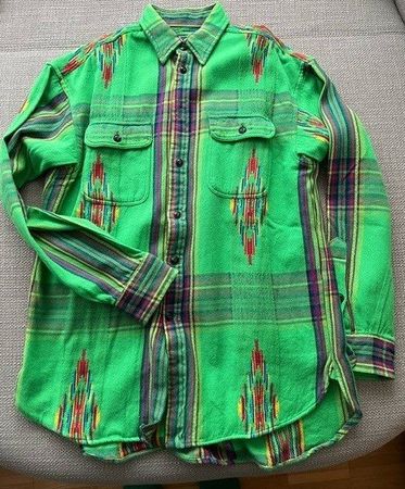 NEU Ausgefallene POLO Ralph Lauren langarm Hemdbluse Gr. M