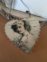 Anhänger Deko shabby chic vintage Herz
