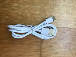 USB-A auf USB-C Ladekabel 6A weiss