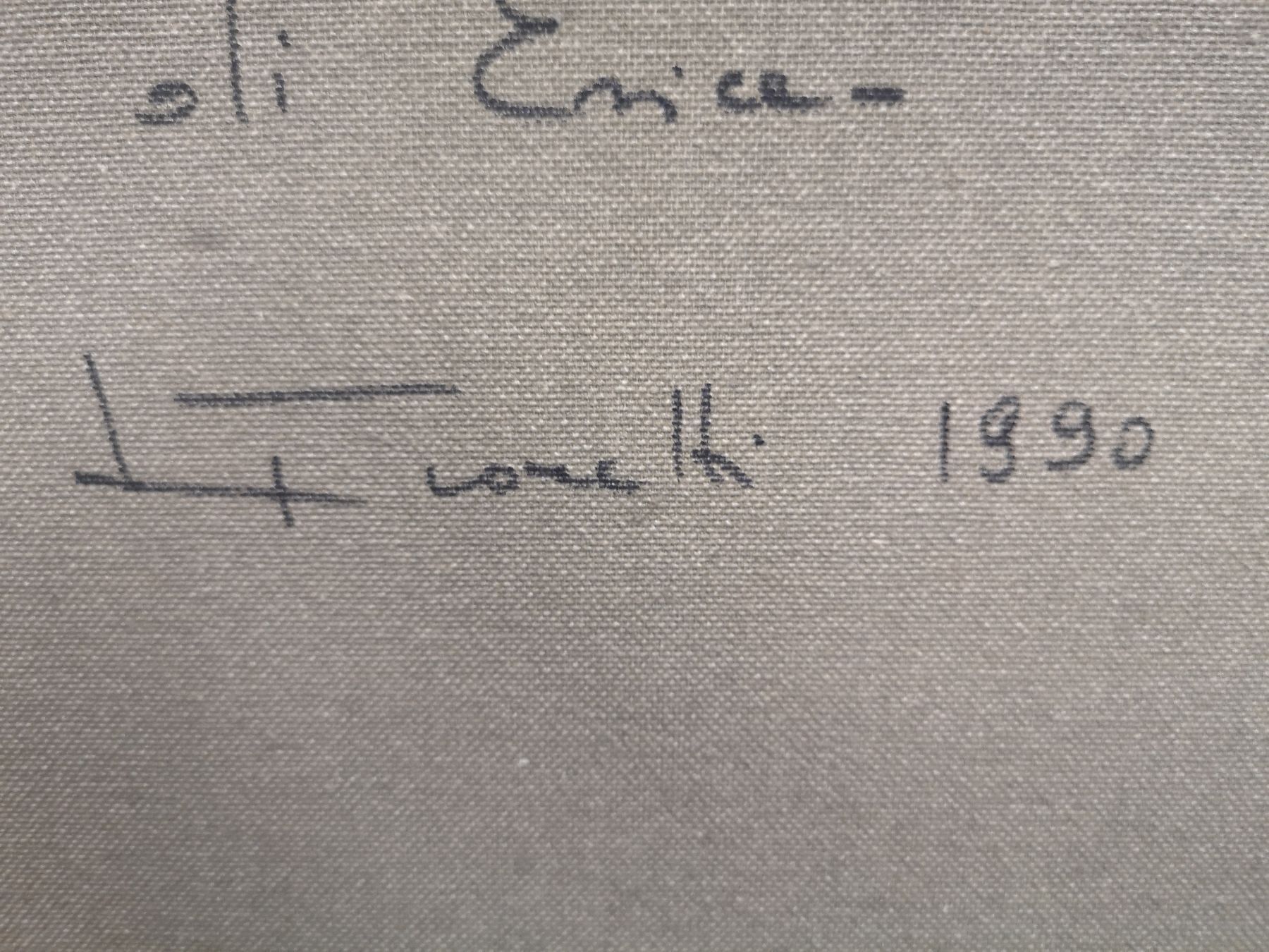 Gemälde: GRANDE HUILE SUR TOILE SIGNÉE – Gebraucht aus Genève von Qanil77 8