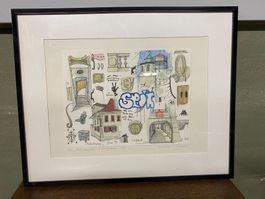 Aquarell Bern Matte 1994 Ingeborg v. Erlach