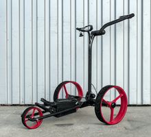 at-hena SPIRIT Elektro Golf Trolley, Carbon, revidiert