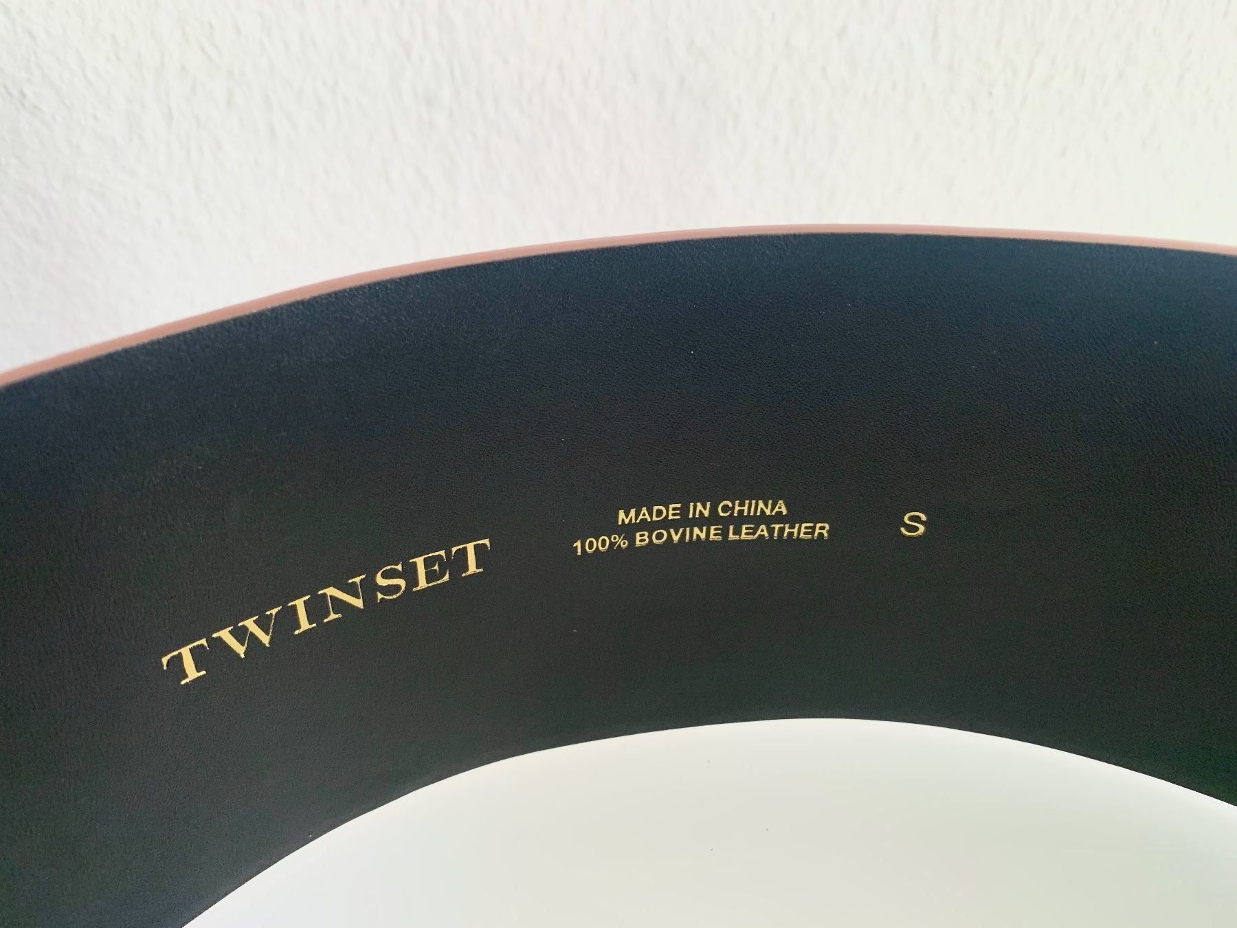 Twinset Cinture: Breiter Leder-Taillengürtel von Twinset – Nuovo (secondo la descrizione) da Bern venduto da Fraeuleinhonig 3