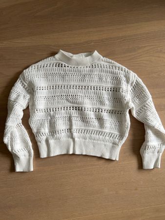 H&M Strickpullover, weiss, Grösse 146/152, Top Zustand!