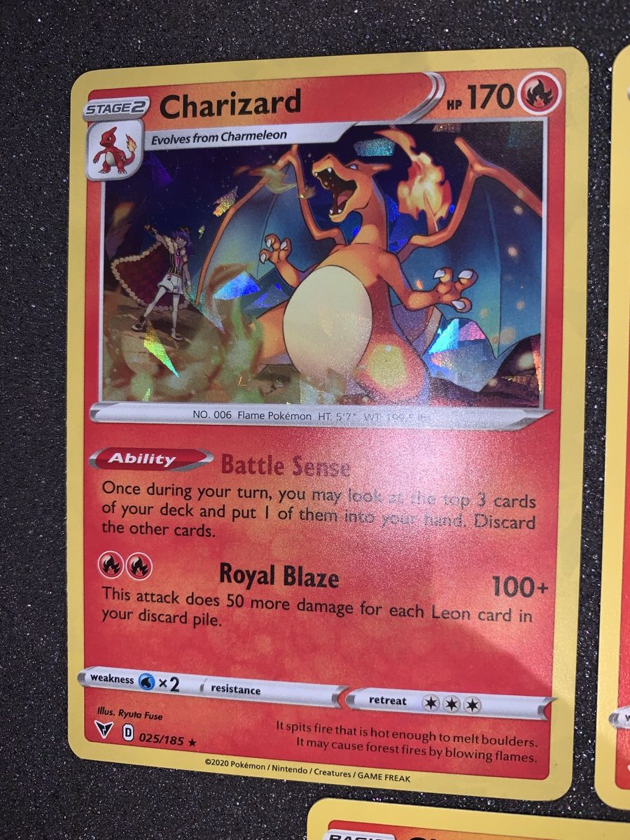 Pokémon Sammelbilder & Trading cards: Ab 1.- Charizard Holo 170/185 2020 – Gebraucht aus Bironico von ars_z6lb 4