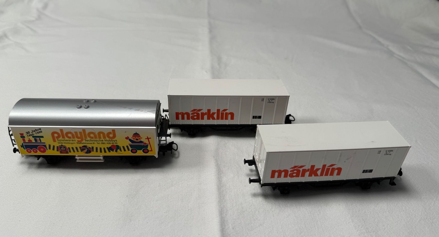 Märklin Trains électriques: Märklin 3er Set Güterwagen Spur H0 – D'occasion à Wettingen par 1coni1 1