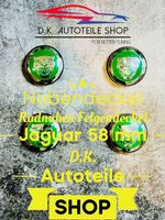 Jaguar Nabendeckel 58 mm Felgendeckel Nabenkappen Set