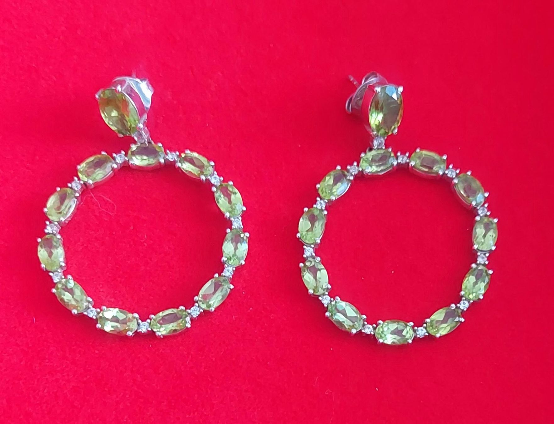 Ohrringe & -stecker: Orecchini in argento 925 con peridoto e zirconia – Gebraucht aus Tesserete von BreezyRose 1