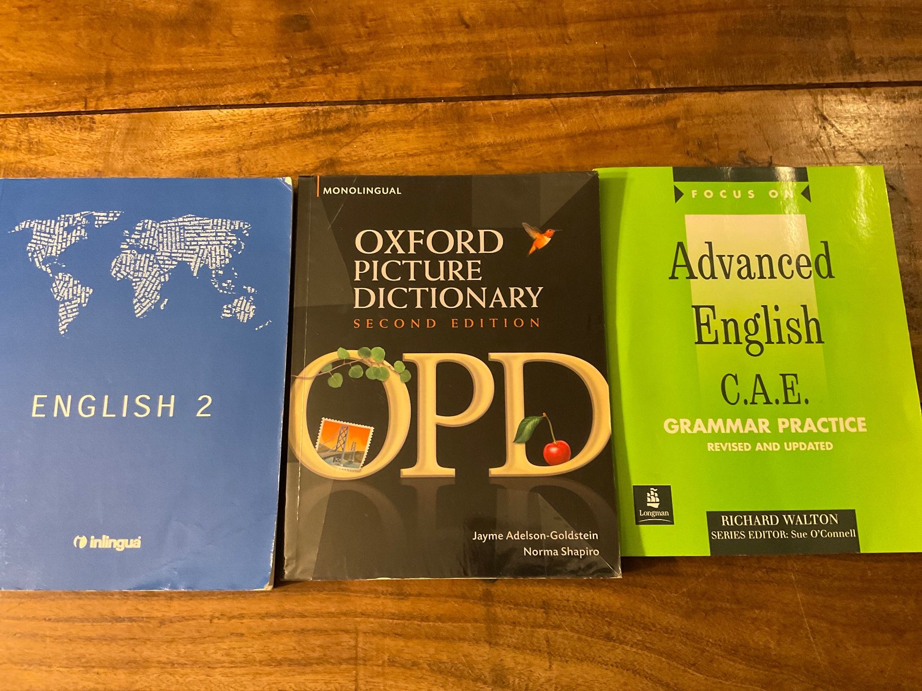Libri: 3 livres OPD Second Edition, Advanced E + English 2 inlingua – Usato da Avenches venduto da Optimus_