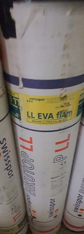Dachpappe, Bitumenbahn/Flachdach LL EVA flam 3.5 , 2 Stück (Neu und ...