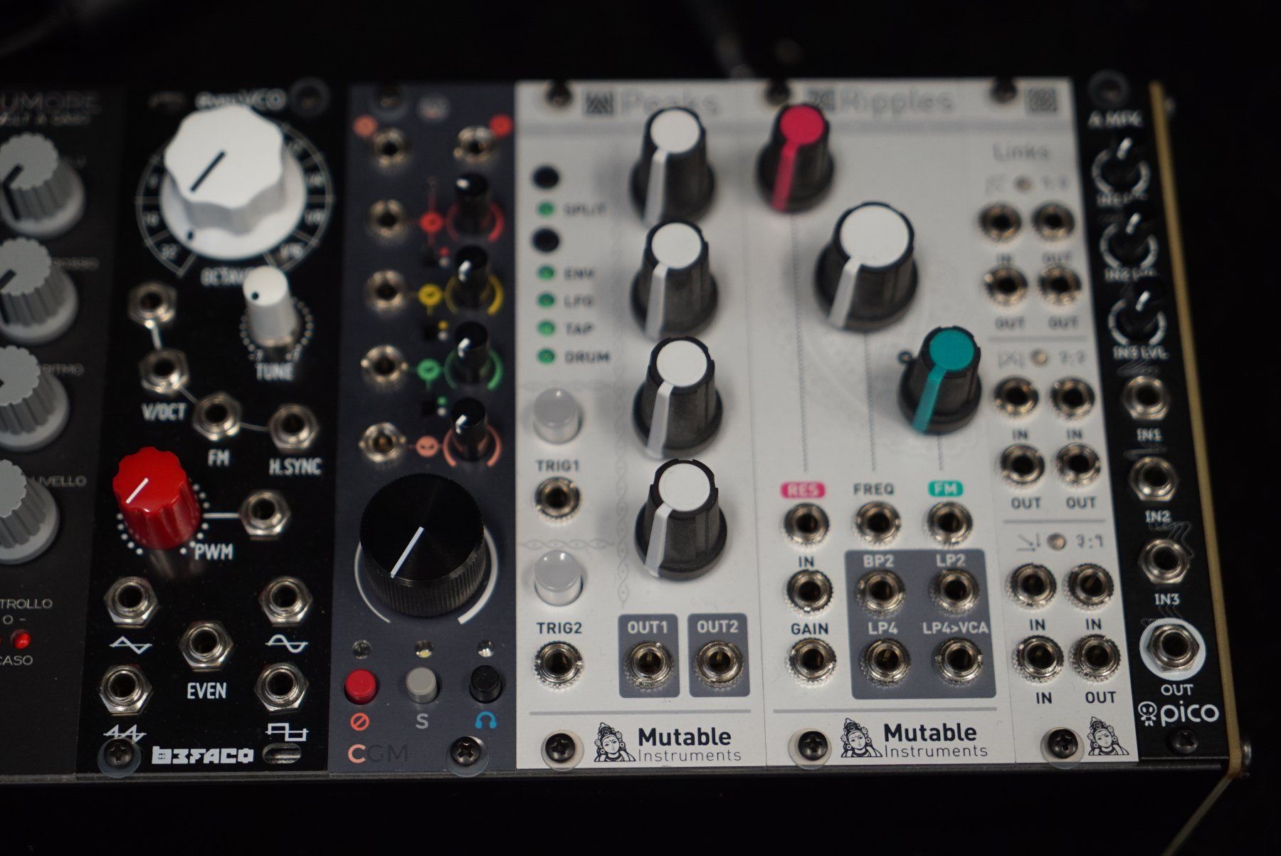 Moog Strumenti musicali: Moog Sytem Rack komplett – Usato da Ortschwaben venduto da Musictrade 2