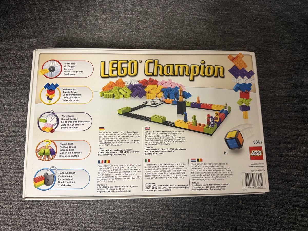 Spiele: LEGO Champion Spiel – Gebraucht aus Kilchberg ZH von tjapukai 1