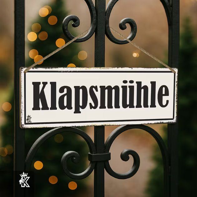 Insegne: Schild Klapsmühle – Nuovo e nell'imballaggio originale da Gerlafingen venduto da Tsuru 1