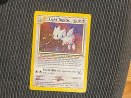 Pokemon Light Togetic Holo Swirl Neo Destiny englisch