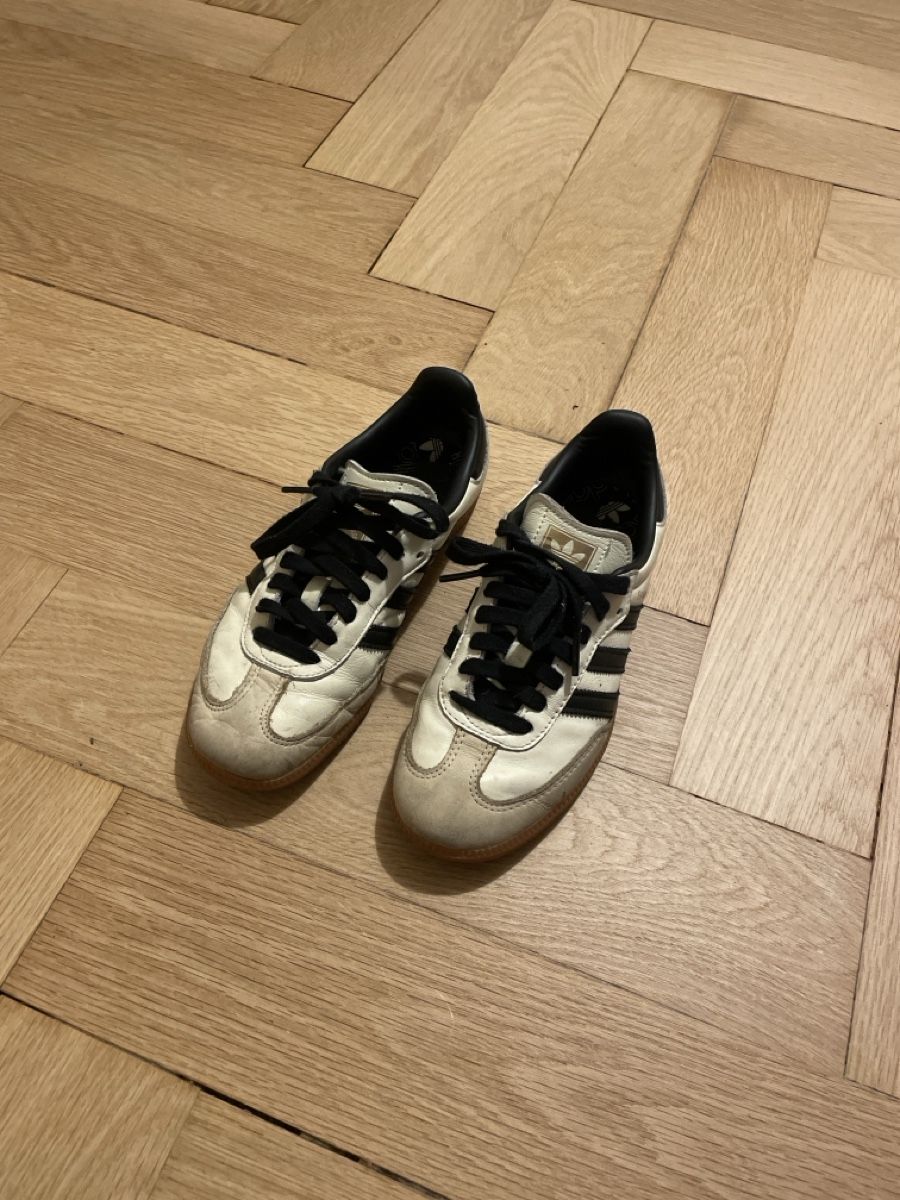 Adidas Damenschuhe: Adidas Samba beige schwarz – Gebraucht aus Zürich von salomecavegn 2